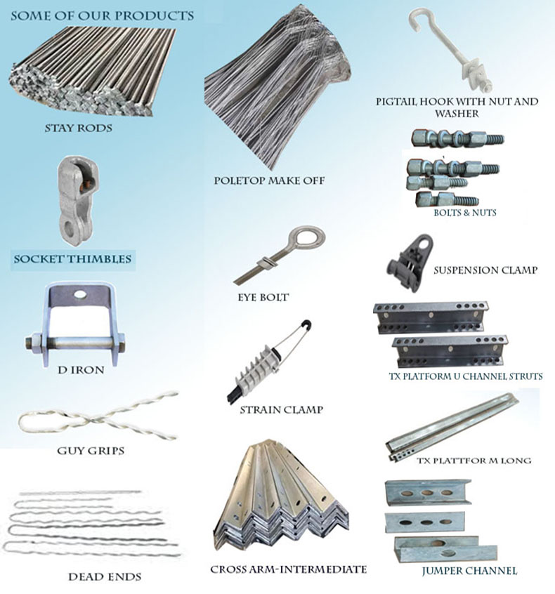 Tirumala Pole line Hardware items